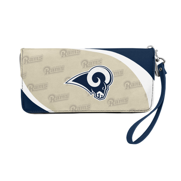 Los Angeles Rams Curve Organizer Wallet NFL Fan Wallet Card Holder