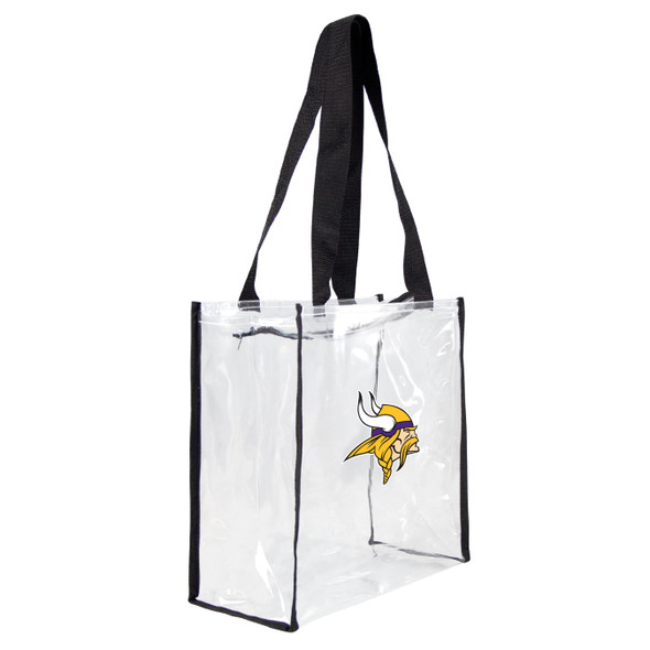 Minnesota Vikings Clear Square Stadium Tote Bag NFL Approved Fan Bag Tote