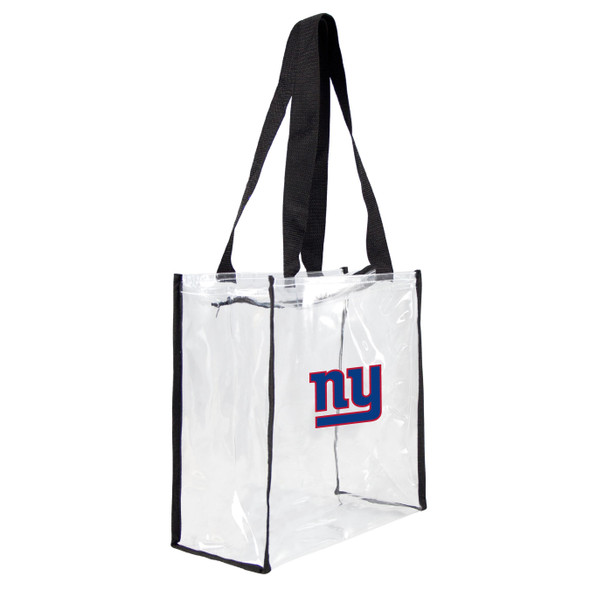 New York Giants Clear Square Stadium Tote Bag NFL Approved Fan Bag Tote