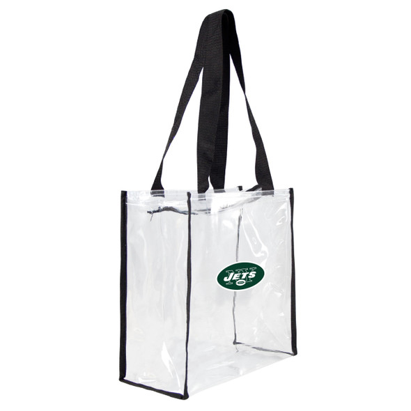 New York Jets Clear Square Stadium Tote Bag NFL Approved Fan Bag Tote