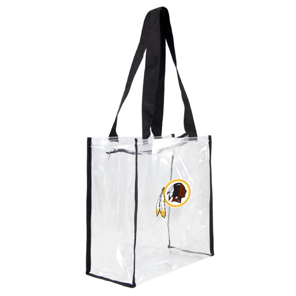 Washington Commanders Clear Square Stadium Tote Bag NFL Approved Fan Bag Tote