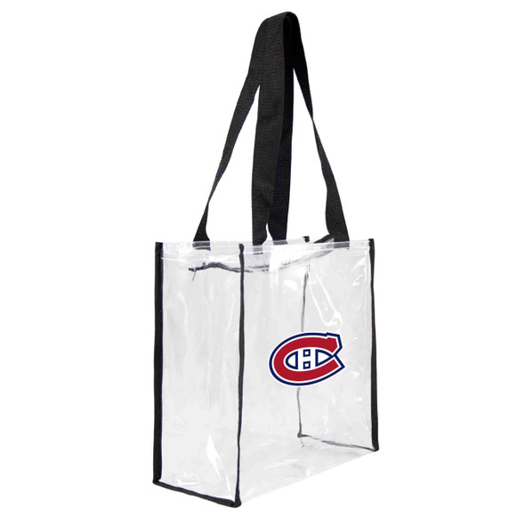 Montreal Canadiens Clear Square Stadium Tote Bag NHL Approved Fan Bag Tote
