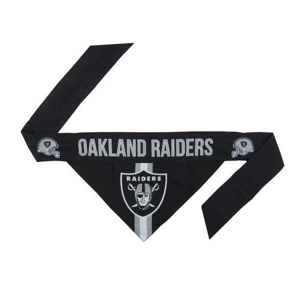 Las Vegas Raiders Pet Bandanna Size L