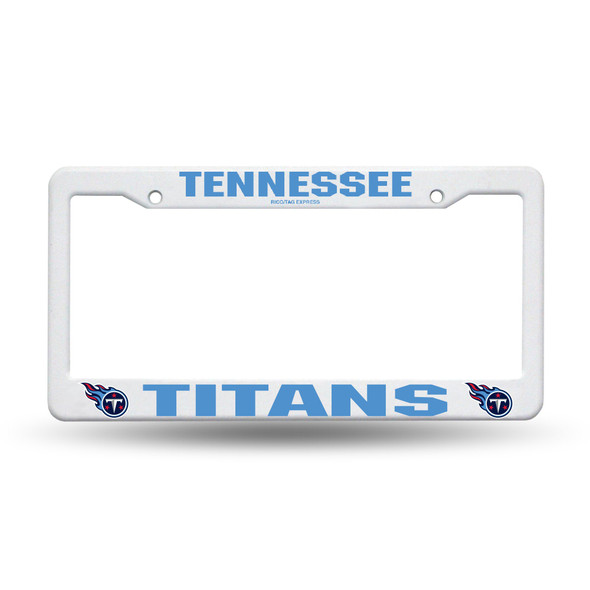 Tennessee Titans White Plastic Frame
