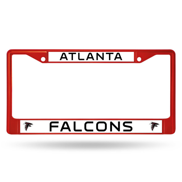 Atlanta Falcons Colored License Plate Frame Red