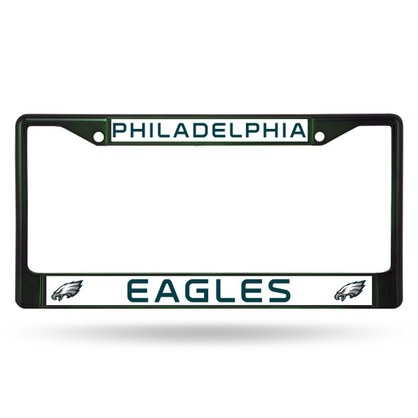 Philadelphia Eagles Colored License Plate Frame Dark Green