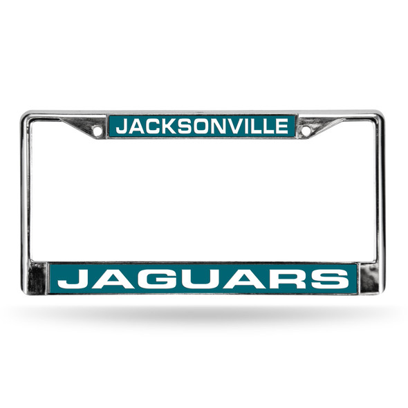 Jacksonville Jaguars Laser Chrome License Plate Frame