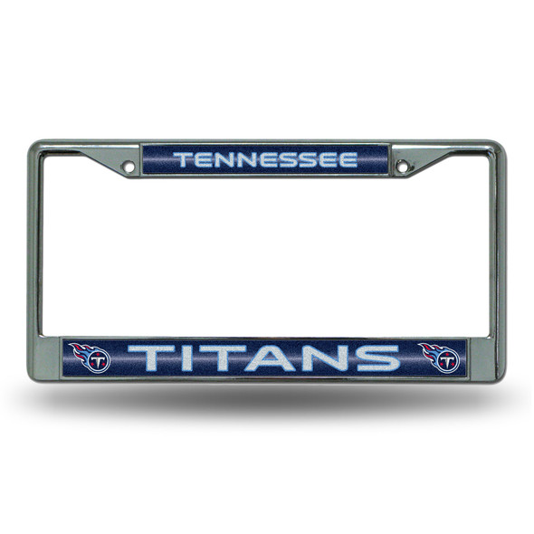Tennessee Titans Bling Chrome License Plate Frame