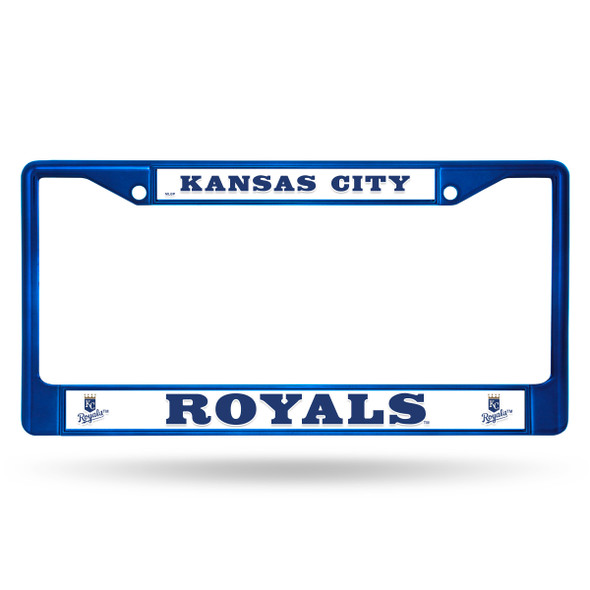 Kansas City Royals License Plate Frame Metal Blue
