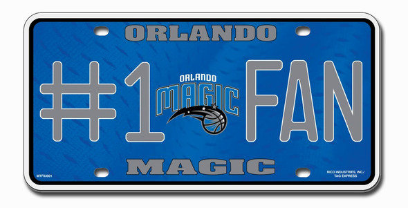 Orlando Magic License Plate #1 Fan Orlando Magic License Plate #1 Fan