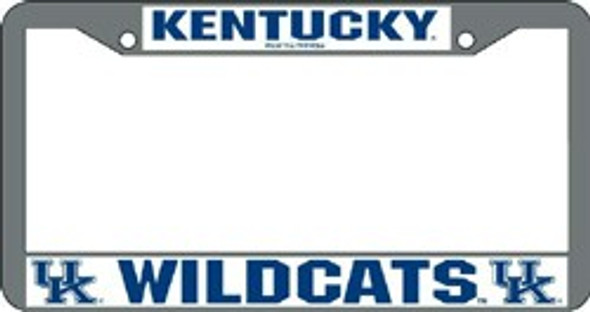 Kentucky Wildcats License Plate Frame Chrome