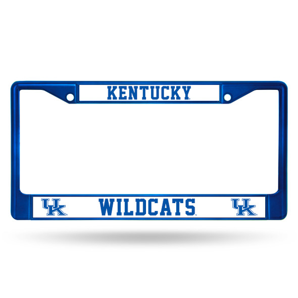 Kentucky Wildcats License Plate Frame Metal Blue