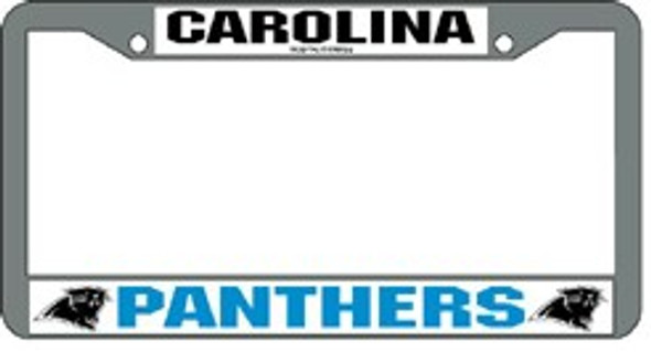 Carolina Panthers License Plate Frame Chrome Carolina Panthers License Plate Frame Chrome