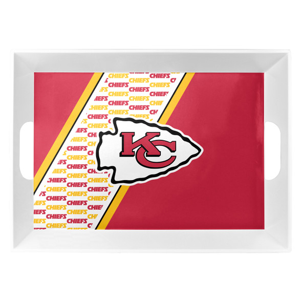Kansas City Chiefs Serving Tray 18x12x3 Melamine Kansas City Chiefs Serving Tray 18x12x3 Melamine