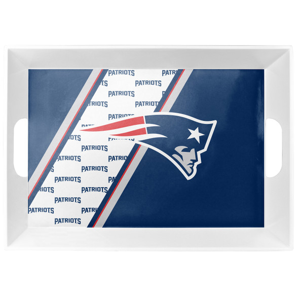 New England Patriots Serving Tray 18x12x3 Melamine