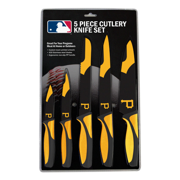 Pittsburgh Pirates 5pc Kitchen Knife Set