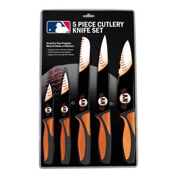 San Francisco Giants 5pc Kitchen Knife Set