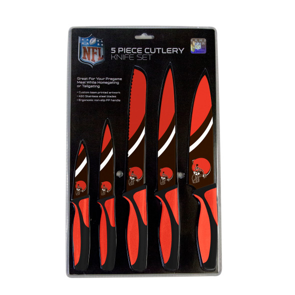 Cleveland Browns 5pc Kitchen Knife Set