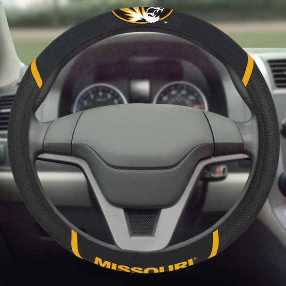 Missouri Tigers Steering Wheel Cover Embroidered NCAA Auto Accessory