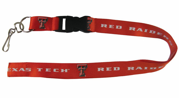 Texas Tech Red Raiders Lanyard Keychain ID Holder NCAA Fan Accessory - Breakaway with Key Ring