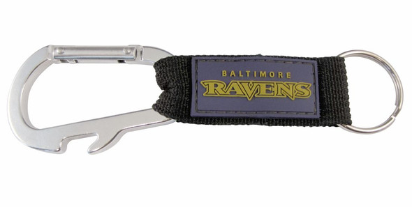 Baltimore Ravens Carabiner Keychain NFL Key Holder Clip Fan Accessory