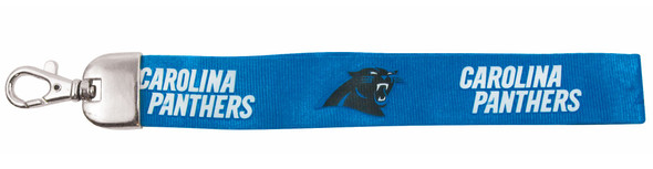Carolina Panthers Lanyard Keychain ID Holder NFL Fan Accessory - Wristlet