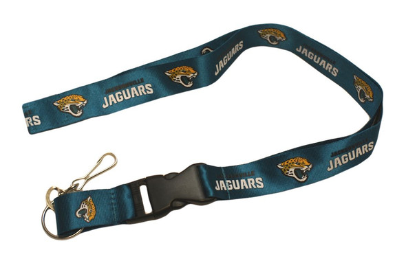 Jacksonville Jaguars Lanyard Keychain ID Holder NFL Fan Accessory - Breakaway with Key Ring