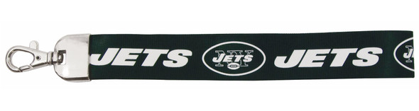 New York Jets Lanyard Keychain ID Holder NFL Fan Accessory - Wristlet