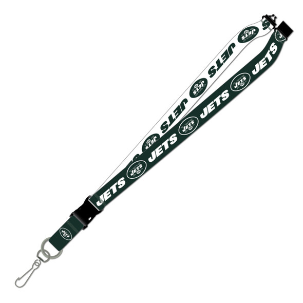 New York Jets Lanyard Keychain ID Holder NFL Fan Accessory - Two-Tone