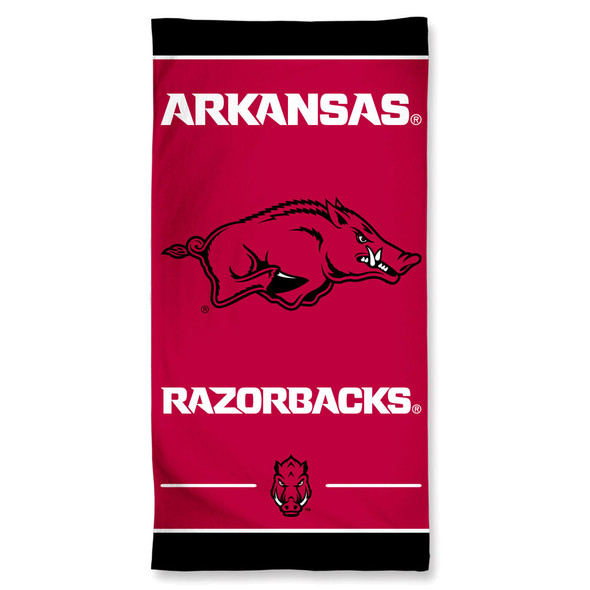Arkansas Razorbacks Beach Towel 30x60 NFL Fan Bath Towel Beach Style