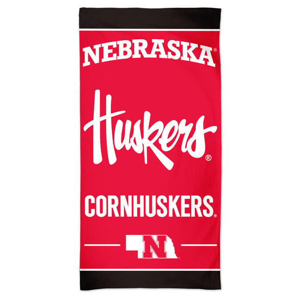 Nebraska Cornhuskers Beach Towel 30x60 NFL Fan Bath Towel Beach Style