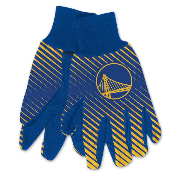 Golden State Warriors Two Tone Gloves Adult Size