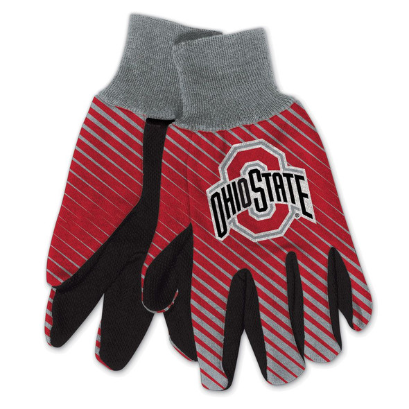 Ohio State Buckeyes Two Tone Gloves Adult Size