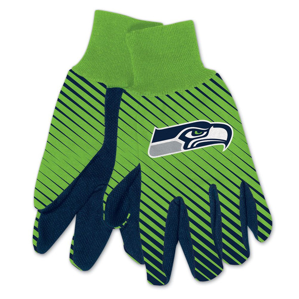 Seattle Seahawks Two Tone Gloves Adult Size