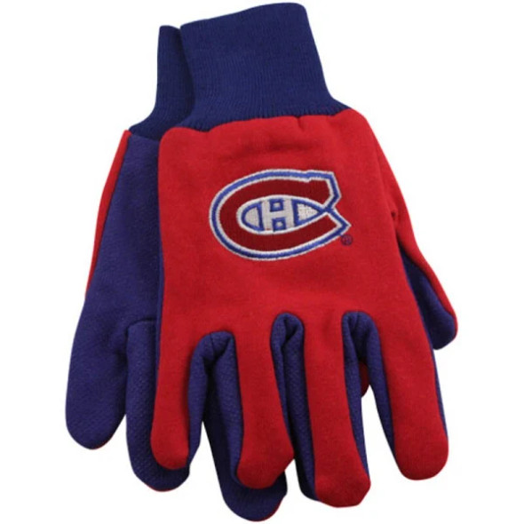Montreal Canadiens Two Tone Gloves Adult Size