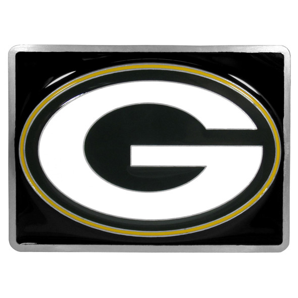 Green Bay Packers Hitch Cover Class II and Class III Metal Plugs