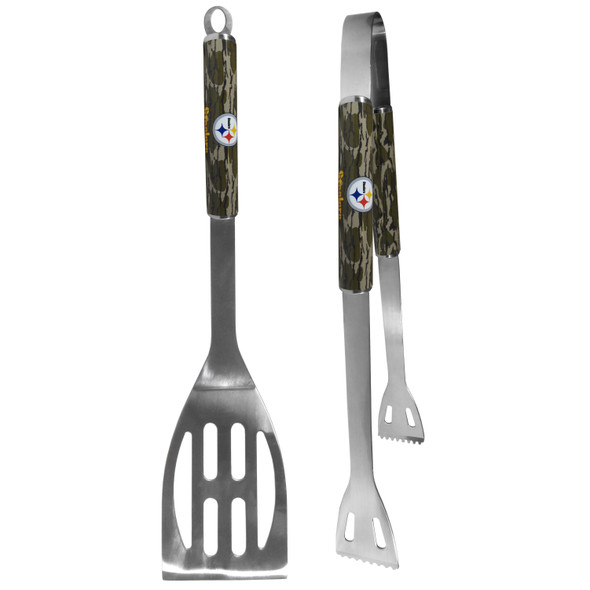Pittsburgh Steelers 2 pc BBQ Set w/Mossy Oak Camo