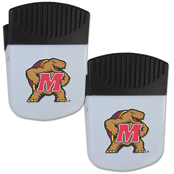 Maryland Terrapins Chip Clip Magnet with Bottle Opener, 2 pack