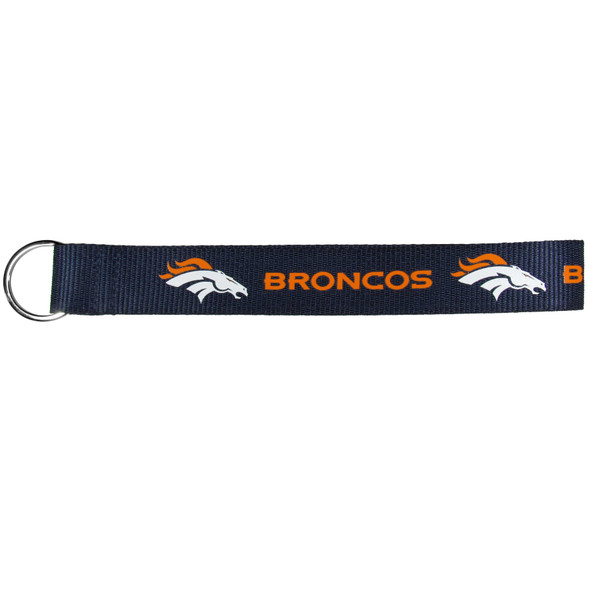 Denver Broncos Lanyard Keychain ID Holder NFL Fan Accessory Key Chain