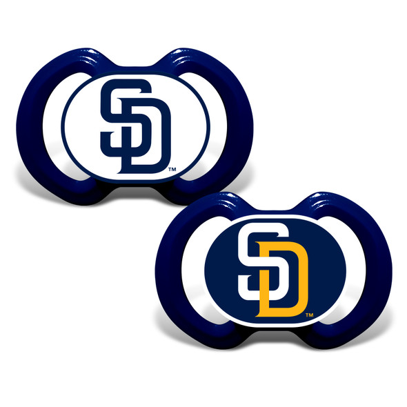 San Diego Padres Pacifier 2 Pack San Diego Padres Pacifier 2 Pack