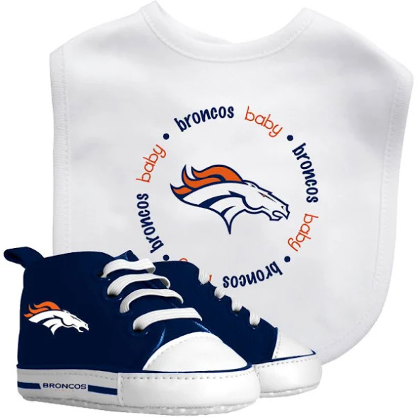 Denver Broncos 2-Piece Baby Gift Set