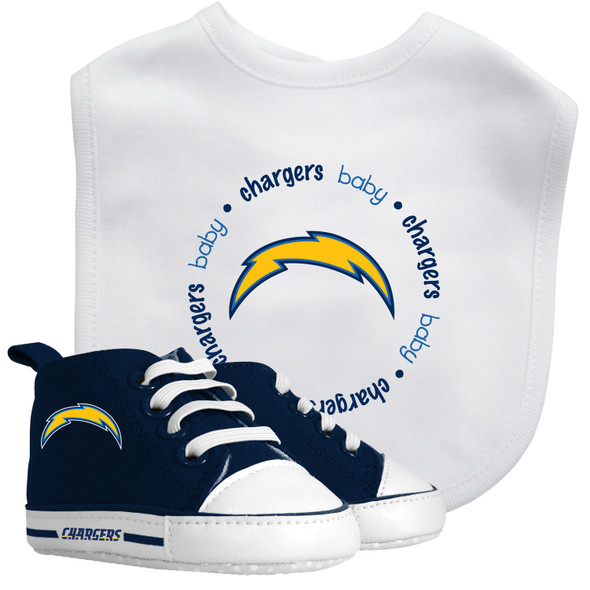 Los Angeles Chargers 2-Piece Baby Gift Set