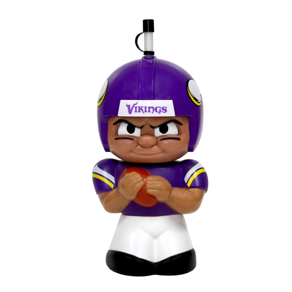 Minnesota Vikings Big Sip Water Bottle NFL Sports Drink Bottle Fan Gear