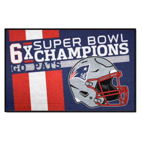 New England Patriots Dynasty All-Star Mat