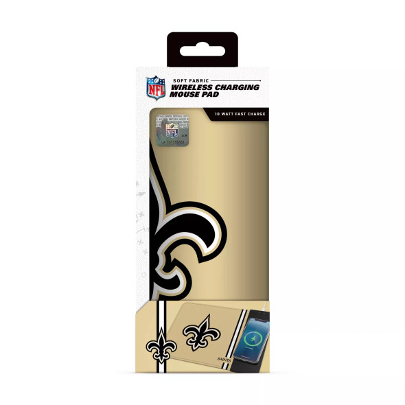 NFL New Orleans Saints Wireless Charging Mousepad