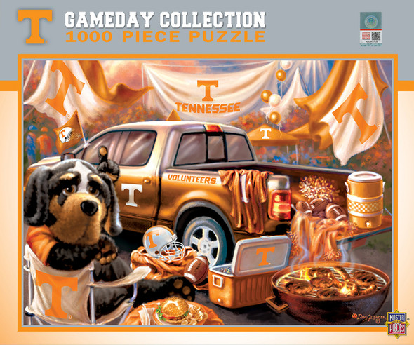 Tennessee Voluntters 1000 Piece Puzzle Gameday Design NCAA Jigsaw Puzzle Fan Activity