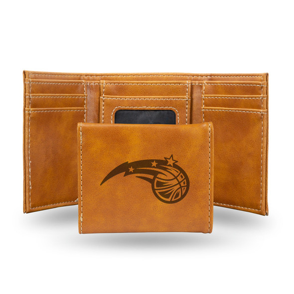 Orlando Magic Wallet Trifold Laser Engraved Orlando Magic Wallet Trifold Laser Engraved