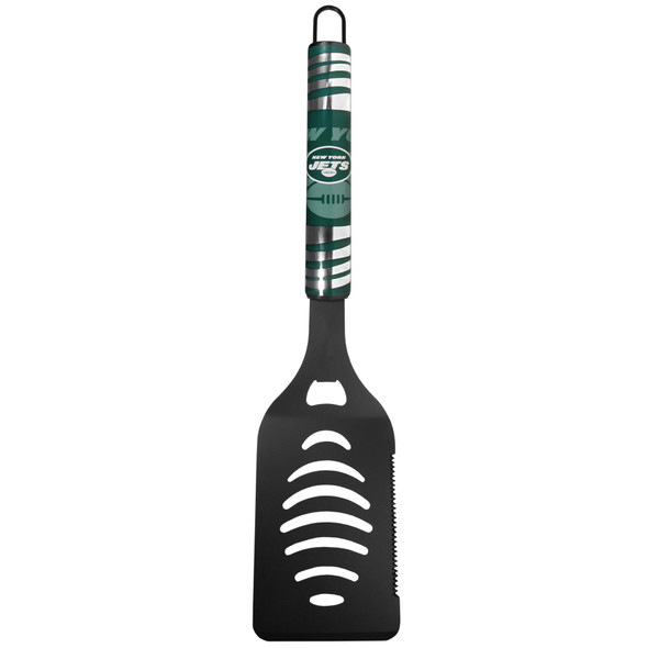 New York Jets Steel Black Spatula
