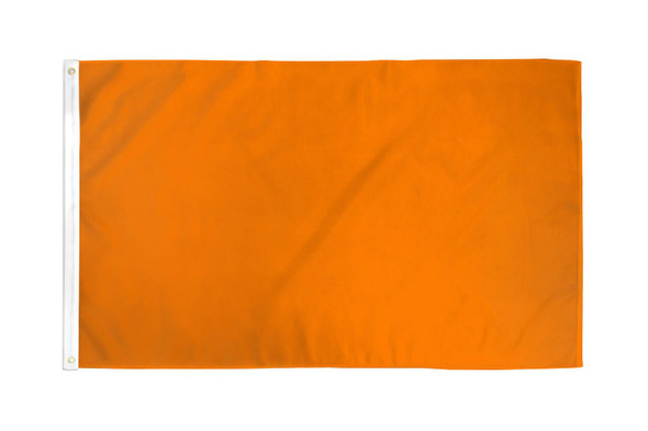 Orange Solid Color Flag 2x3ft Poly