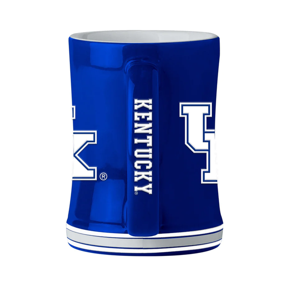Kentucky Wildcats Sculpted Relief Coffee Mug 14oz Team Color NFL Drinkware